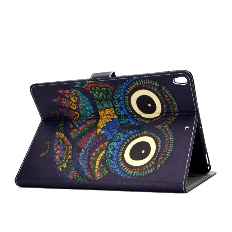 Colored Drawing Pattern Horizontal Flip PU Leather Case with Holder & Card Slot & Sleep / Wake-up Function For iPad Pro
