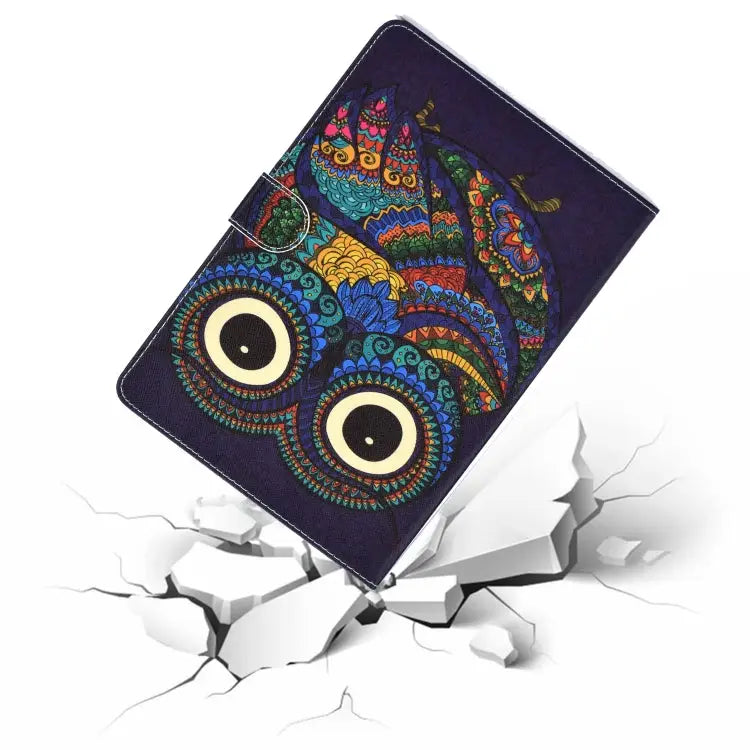 Colored Drawing Pattern Horizontal Flip PU Leather Case with Holder & Card Slot & Sleep / Wake-up Function For iPad Pro