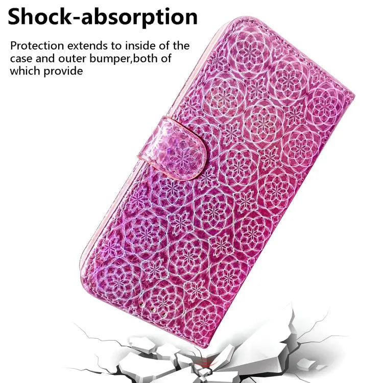 Colorful Magnetic Buckle Leather Phone Case For iPhone 15 - Apple Accessories