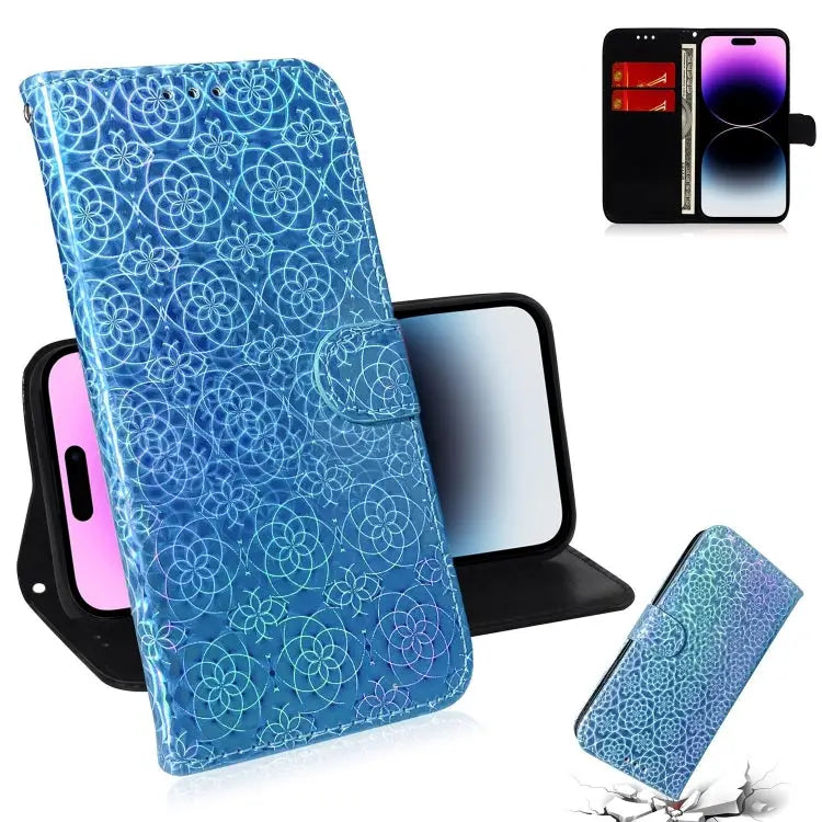 Colorful Magnetic Buckle Leather Phone Case For iPhone 16 For iPhone 15 Pro Max For iPhone 15 Pro For iPhone 15 Plus