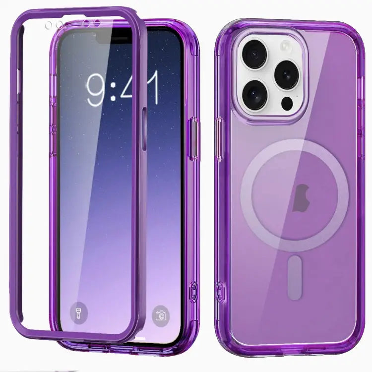 Colorful MagSafe Magnetic PC Hybrid TPU Phone Case For iPhone 12 Pro Max For iPhone 12 Pro For iPhone 11 Pro Max