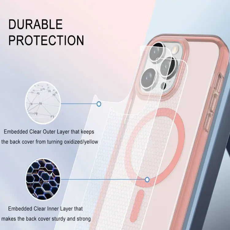 Colorful MagSafe Magnetic PC Hybrid TPU Phone Case For iPhone 12 Pro Max For iPhone 12 Pro For iPhone 11 Pro Max