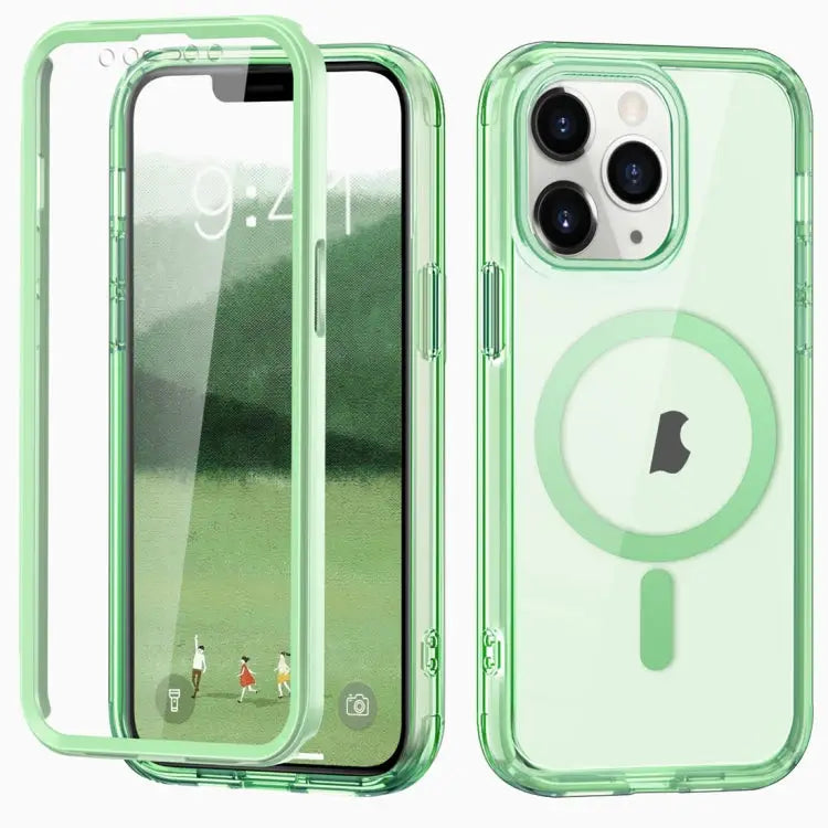 Colorful MagSafe Magnetic PC Hybrid TPU Phone Case For iPhone 12 Pro Max For iPhone 12 Pro For iPhone 11 Pro Max