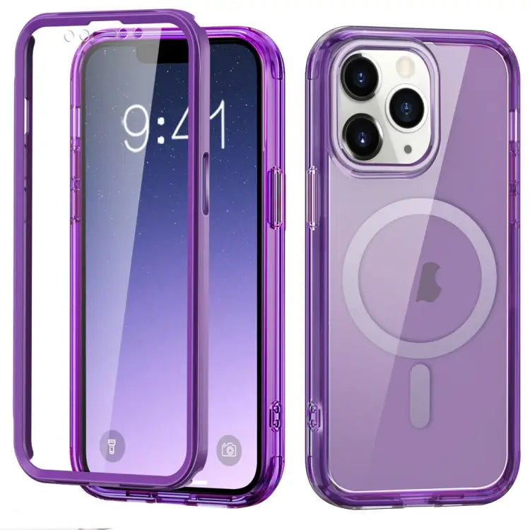 Colorful MagSafe Magnetic PC Hybrid TPU Phone Case For iPhone 12 Pro Max For iPhone 12 Pro For iPhone 11 Pro Max