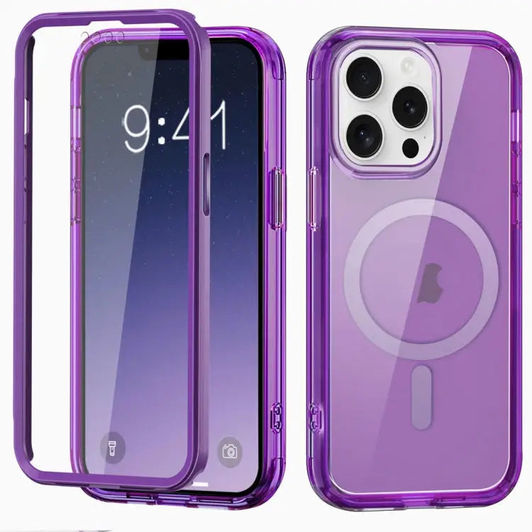 Colorful MagSafe Magnetic PC Hybrid TPU Phone Case For iPhone 13 Pro Max For iPhone 13 Pro For iPhone 13 For iPhone 12