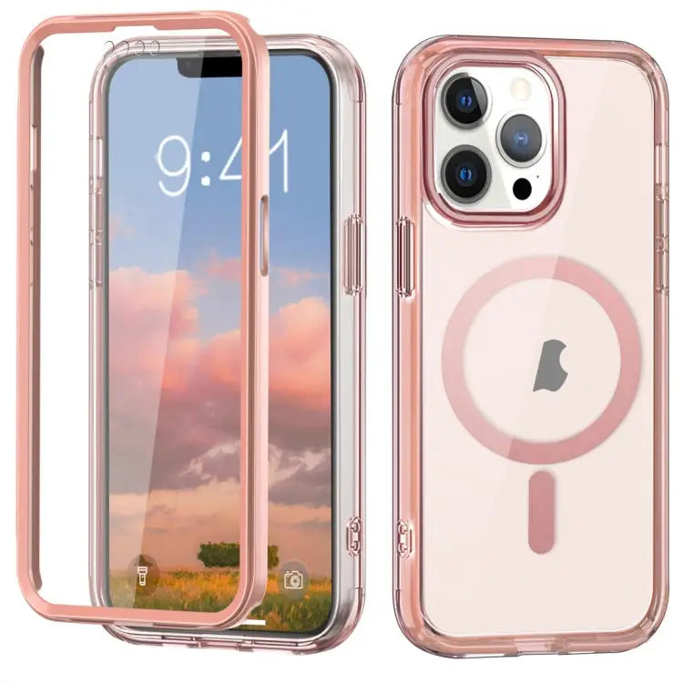 Colorful MagSafe Magnetic PC Hybrid TPU Phone Case For iPhone 13 Pro Max For iPhone 13 Pro For iPhone 13 For iPhone 12