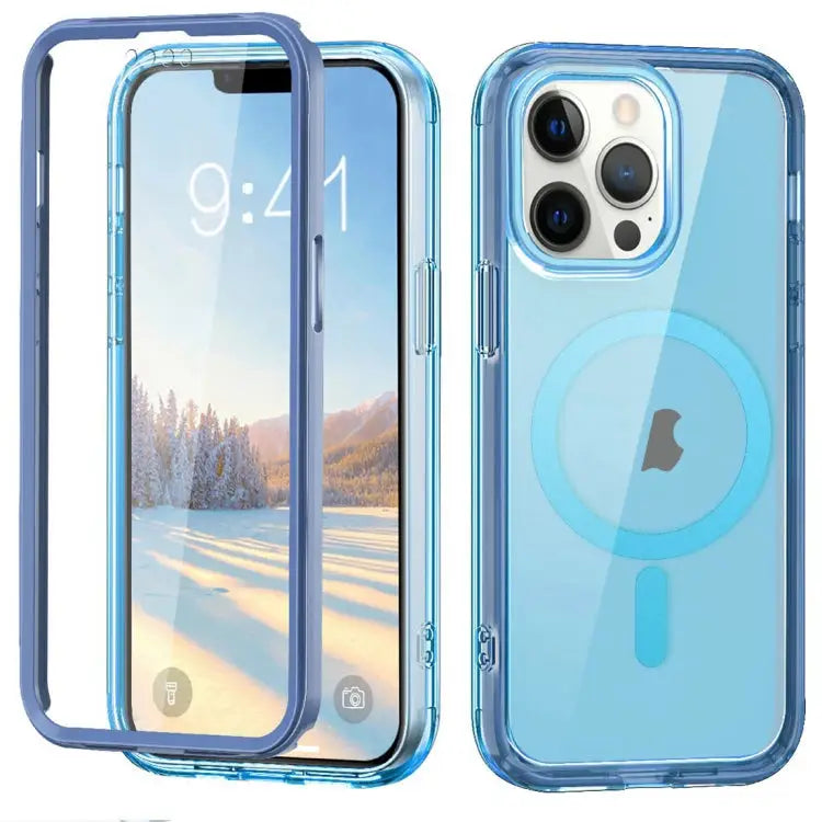 Colorful MagSafe Magnetic PC Hybrid TPU Phone Case For iPhone 13 Pro Max For iPhone 13 Pro For iPhone 13 For iPhone 12