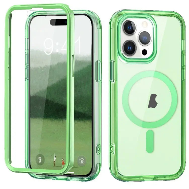 Colorful MagSafe Magnetic PC Hybrid TPU Phone Case For iPhone 14 Plus For iPhone 14 For iPhone 14 Pro For iPhone 14 Pro