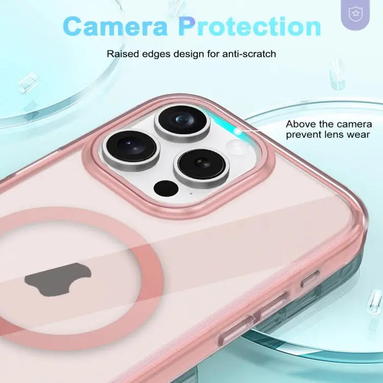 Colorful MagSafe Magnetic PC Hybrid TPU Phone Case For iPhone 15 Pro Max For iPhone 15 Pro For iPhone 15 Plus