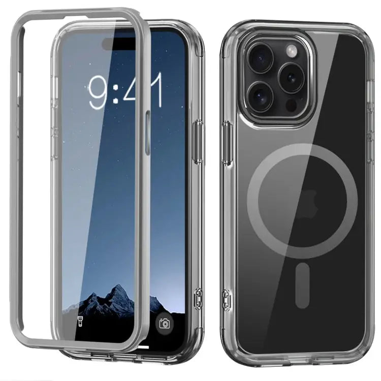 Colorful MagSafe Magnetic PC Hybrid TPU Phone Case For iPhone 15 Pro Max For iPhone 15 Pro For iPhone 15 Plus