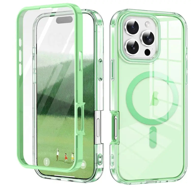 Colorful MagSafe Magnetic PC Hybrid TPU Phone Case For iPhone 16 Pro Max For iPhone 16 Pro For iPhone 16 Plus