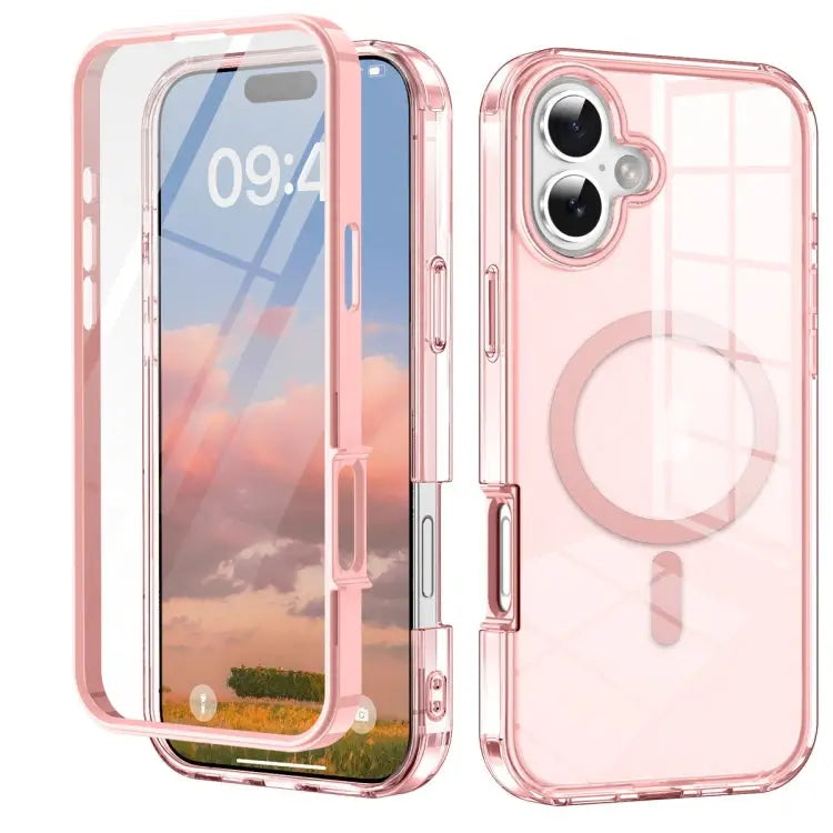 Colorful MagSafe Magnetic PC Hybrid TPU Phone Case For iPhone 16 Pro Max For iPhone 16 Pro For iPhone 16 Plus