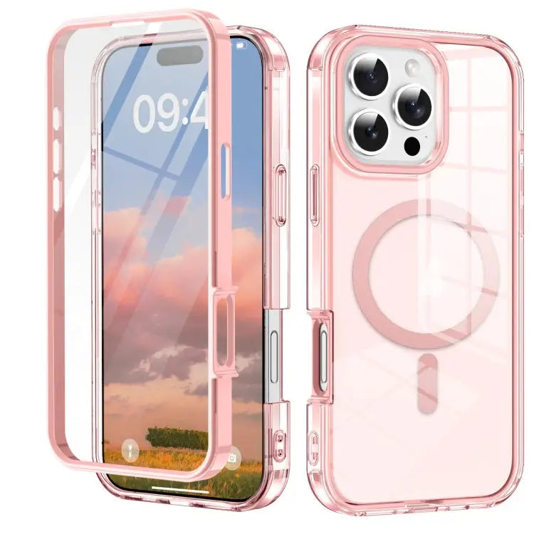 Colorful MagSafe Magnetic PC Hybrid TPU Phone Case For iPhone 16 Pro Max For iPhone 16 Pro For iPhone 16 Plus