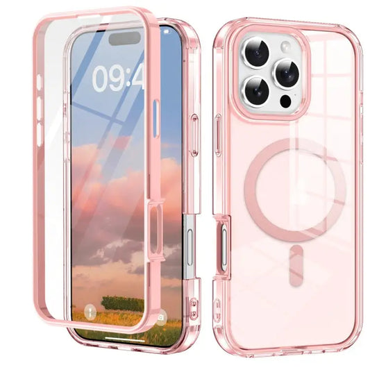 Colorful MagSafe Magnetic PC Hybrid TPU Phone Case For iPhone 16 Pro Max For iPhone 16 Pro For iPhone 16 Plus