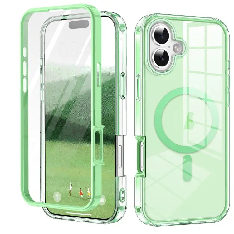 Colorful MagSafe Magnetic PC Hybrid TPU Phone Case For iPhone 16 Pro Max For iPhone 16 Pro For iPhone 16 Plus