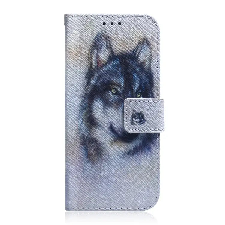 Coloured Drawing Horizontal Flip Leather Case with Holder & Card Slots & Wallet For LG K51S For LG K61 - Mobile