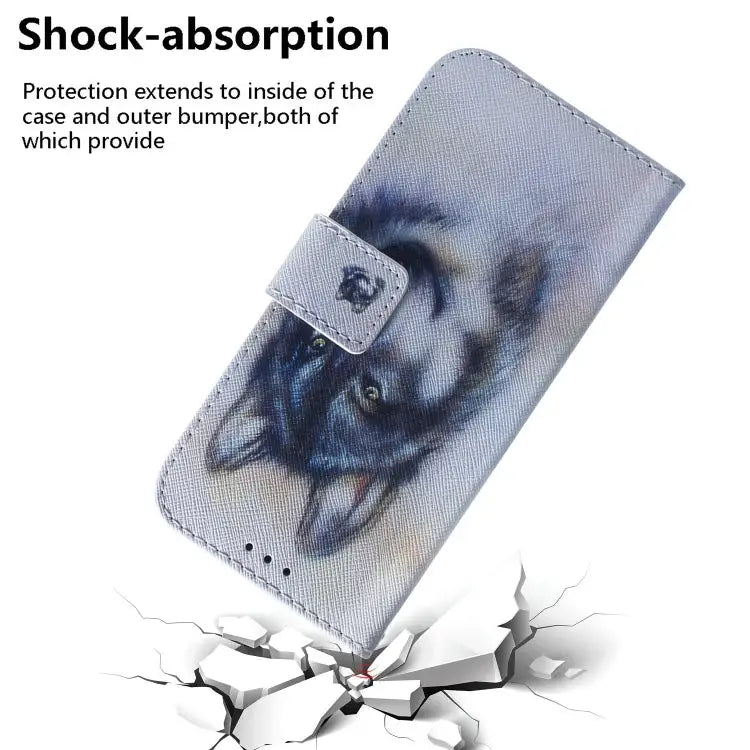 Coloured Drawing Horizontal Flip Leather Case with Holder & Card Slots & Wallet For LG K51S For LG K61 - Mobile