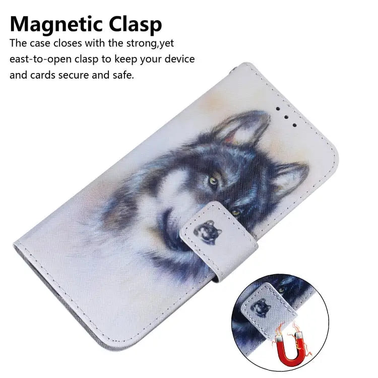 Coloured Drawing Horizontal Flip Leather Case with Holder & Card Slots & Wallet For LG K51S For LG K61 - Mobile