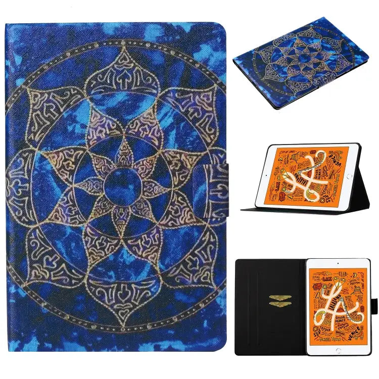 Coloured Drawing Pattern Horizontal Flip Leather Case with Holder & Card Slot & Sleep / Wake-up Function For iPad Pro