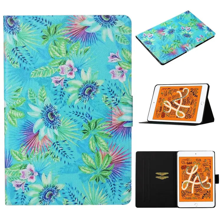 Coloured Drawing Pattern Horizontal Flip Leather Case with Holder & Card Slot & Sleep / Wake-up Function For iPad Pro