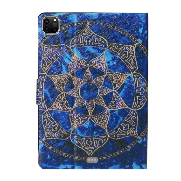 Coloured Drawing Pattern Horizontal Flip Leather Case with Holder & Card Slot & Sleep / Wake-up Function For iPad Pro
