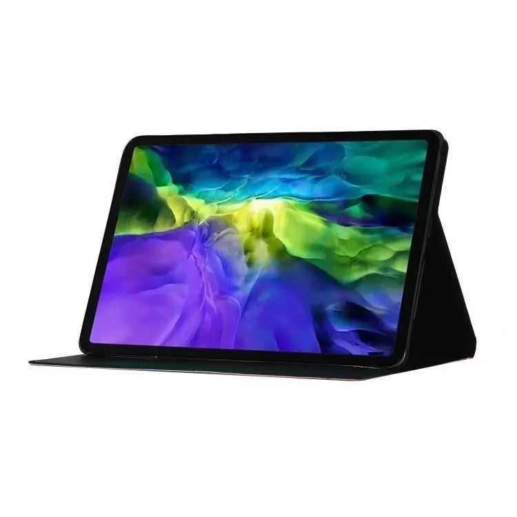 Coloured Drawing Pattern Horizontal Flip Leather Case with Holder & Card Slot & Sleep / Wake-up Function For iPad Pro