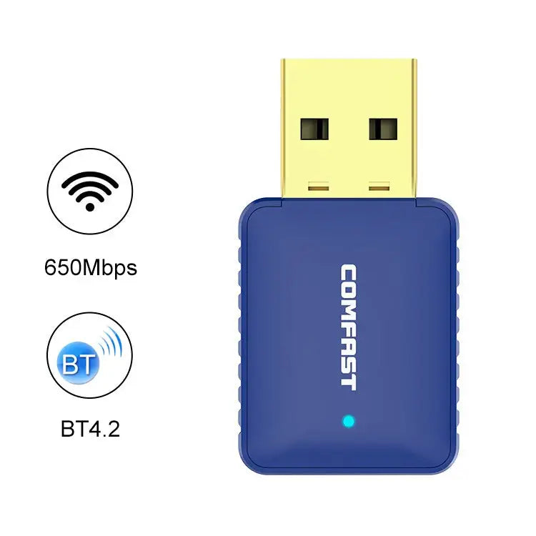 COMFAST CF-726B 650Mbps Dual-band Bluetooth Wifi USB Network Adapter Receiver - CF-726B