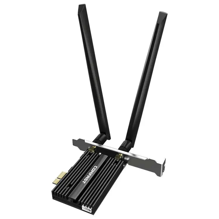 COMFAST CF-AX210 PRO 5374Mbps Tri-band + Bluetooth 5.2 Wireless WiFi6E PCI-E Network Card with Heat Sink - CF-AX210 PRO