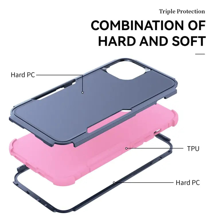 Commuter Shockproof TPU + PC Phone Case For iPhone 15 Plus For iPhone 15 - Apple Accessories