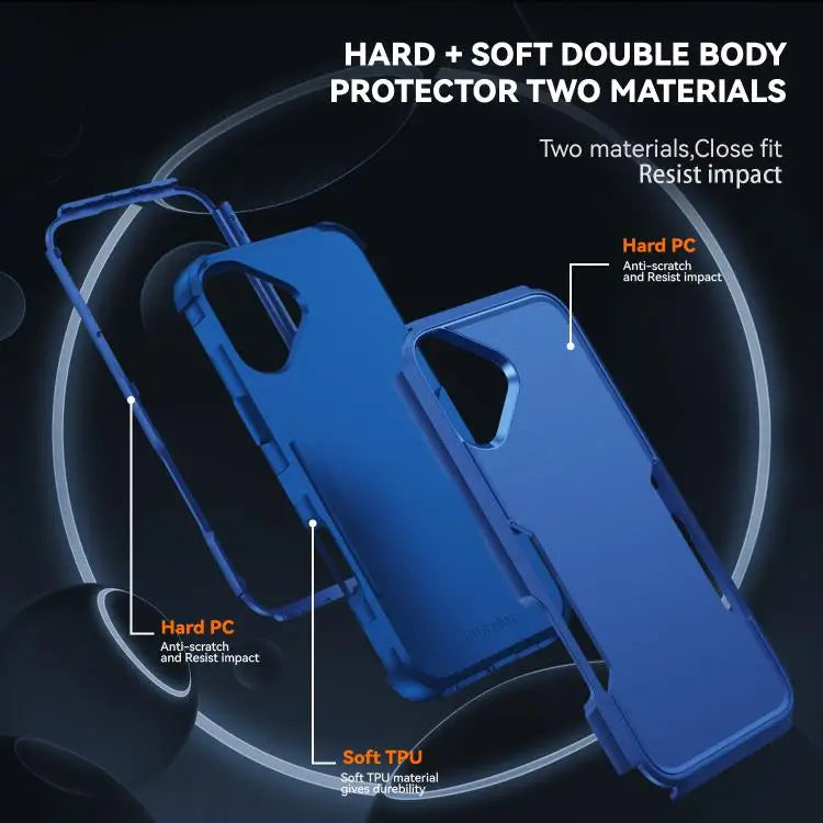 Commuter Shockproof TPU + PC Phone Case For iPhone 17 For iPhone 17 Air - Apple Accessories