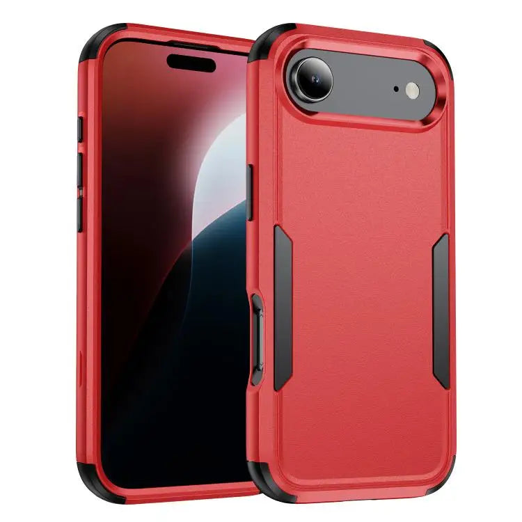 Commuter Shockproof TPU + PC Phone Case For iPhone 17 For iPhone 17 Air - For iPhone Air / Red + Black - Apple