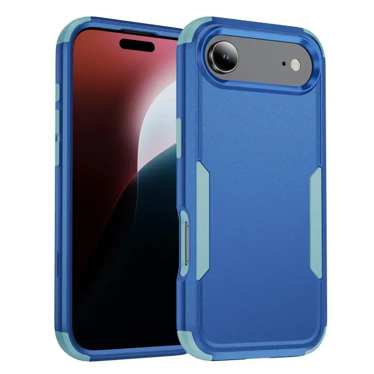 Commuter Shockproof TPU + PC Phone Case For iPhone 17 For iPhone 17 Air - For iPhone Air / Royal Blue + Grey Green