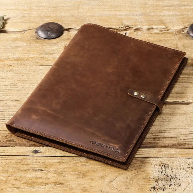CONTACTS FAMILY CF2002 Retro Crazy Horse Texture Multifunctional Protective Cover Leather Case for iPad Pro 12.9 2020