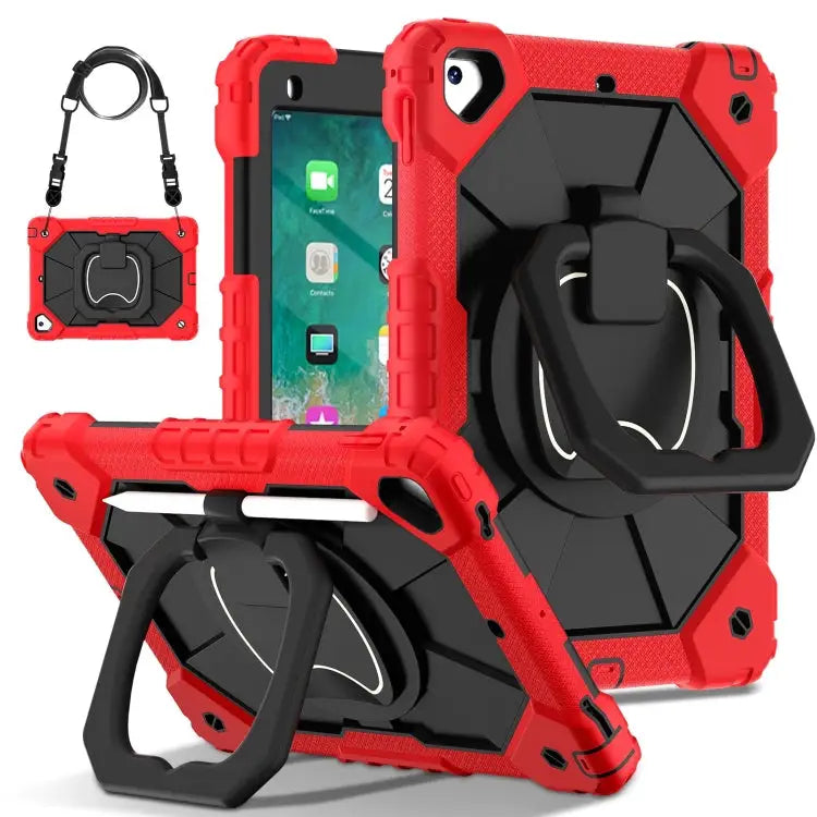 Contrast Color Robot Silicone Hybrid PC Tablet Case For iPad 10.2 2021 / 2020 / 2019 For iPad Air / Air 2 / 9.7