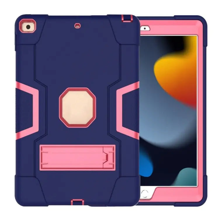 Contrast Color Silicone + PC Combination Case with Holder For Galaxy Tab A 10.1 (2019) T510 For Galaxy Tab S5e T720