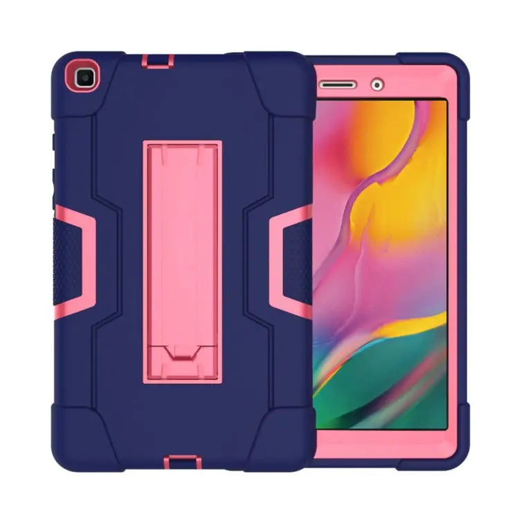 Contrast Color Silicone + PC Combination Case with Holder For Galaxy Tab A 8.0 & S Pen (2019) P200 For Galaxy Tab A 8.0