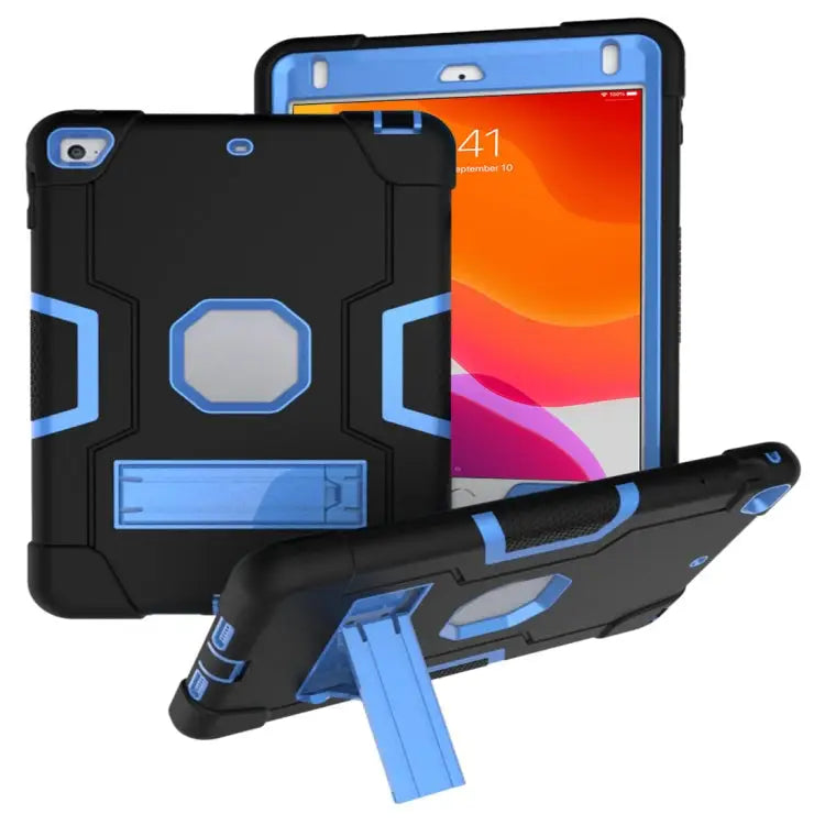 Contrast Color Silicone + PC Combination Case with Holder For Galaxy Tab A 10.5 T590 For Galaxy Tab S4 10.5 T830