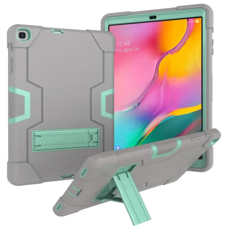 Contrast Color Silicone + PC Combination Case with Holder For Galaxy Tab A 10.1 (2019) T510 For Galaxy Tab S5e T720