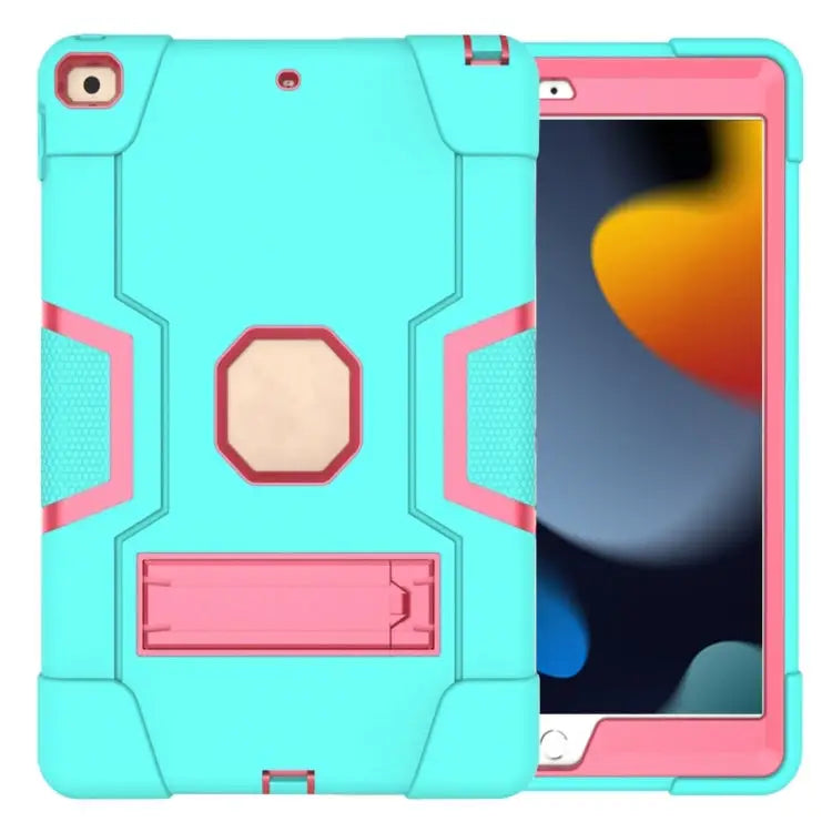 Contrast Color Silicone + PC Combination Case with Holder For Galaxy Tab A 10.1 (2019) T510 For Galaxy Tab S5e T720