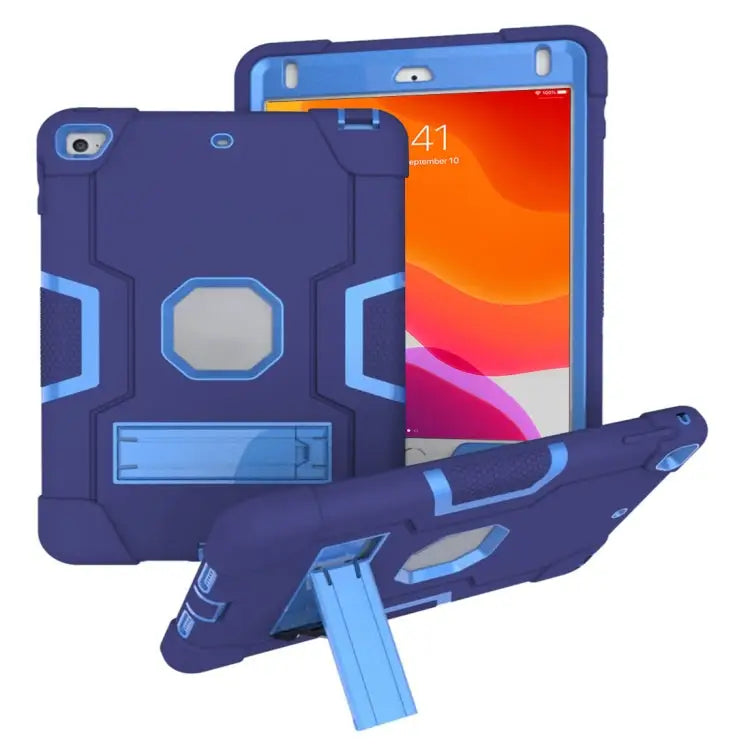 Contrast Color Silicone + PC Combination Case with Holder For Galaxy Tab A 10.5 T590 For Galaxy Tab S4 10.5 T830