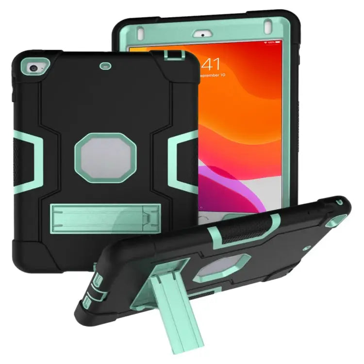 Contrast Color Silicone + PC Combination Case with Holder For Galaxy Tab A 10.5 T590 For Galaxy Tab S4 10.5 T830