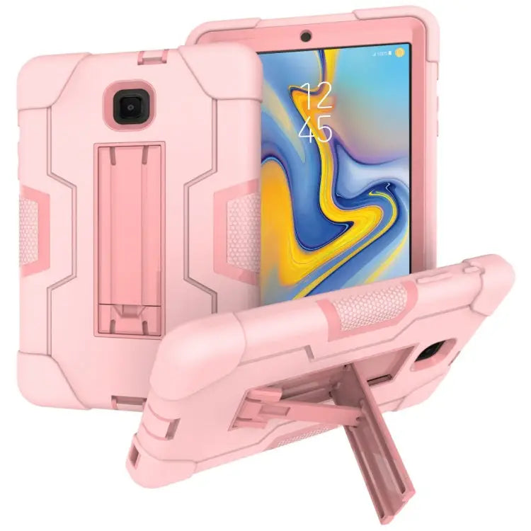 Contrast Color Silicone + PC Combination Case with Holder For Galaxy Tab A 8.0 & S Pen (2019) P200 For Galaxy Tab A 8.0