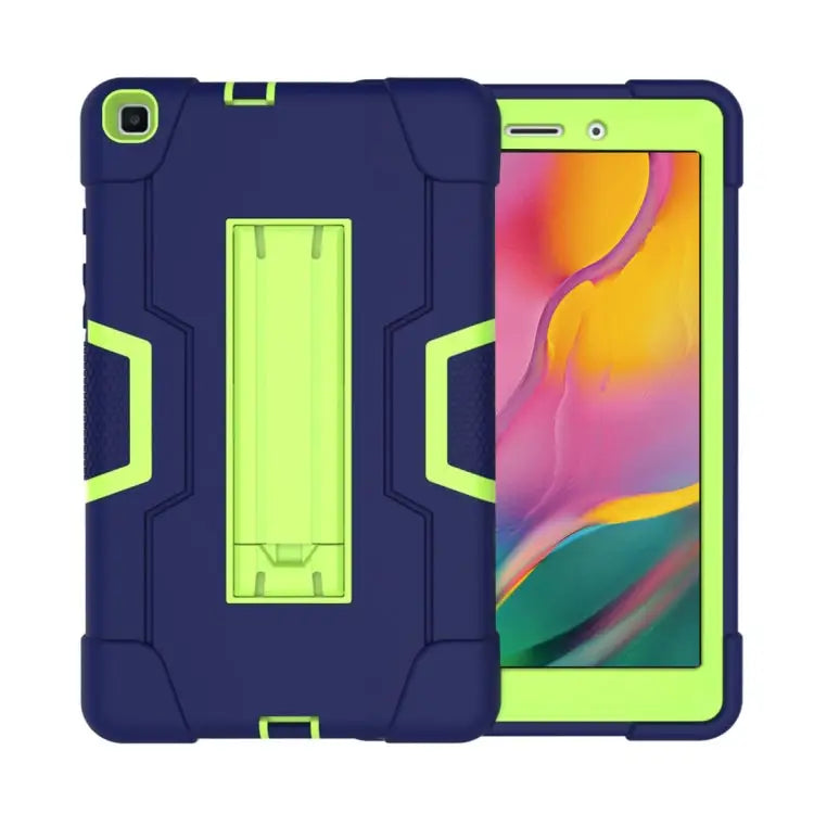 Contrast Color Silicone + PC Combination Case with Holder For Galaxy Tab A 8.0 & S Pen (2019) P200 For Galaxy Tab A 8.0