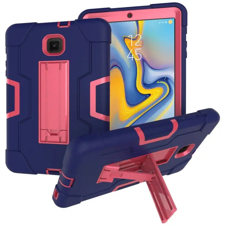 Contrast Color Silicone + PC Combination Case with Holder For Galaxy Tab A 8.0 & S Pen (2019) P200 For Galaxy Tab A 8.0
