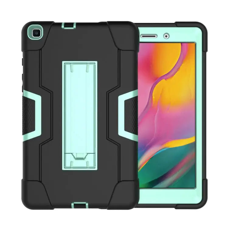 Contrast Color Silicone + PC Combination Case with Holder For Galaxy Tab A 8.0 & S Pen (2019) P200 For Galaxy Tab A 8.0