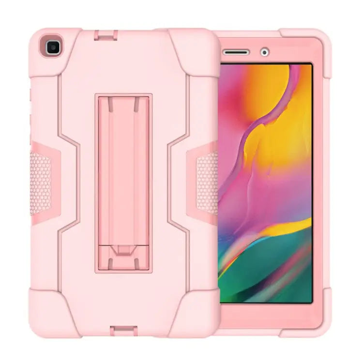 Contrast Color Silicone + PC Combination Case with Holder For Galaxy Tab A 8.0 & S Pen (2019) P200 For Galaxy Tab A 8.0