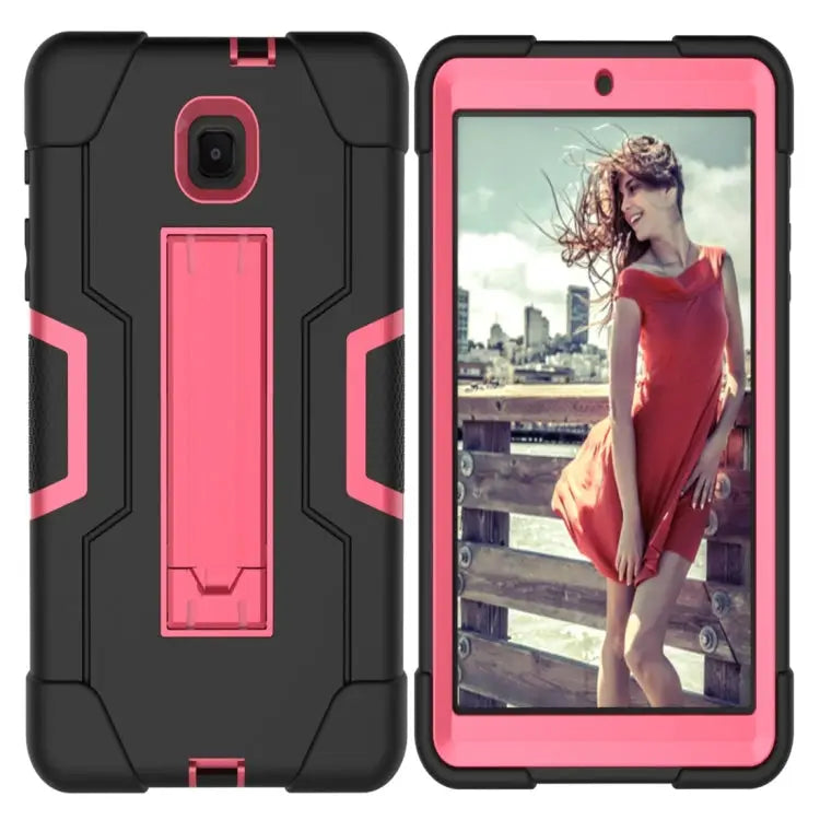 Contrast Color Silicone + PC Combination Case with Holder For Galaxy Tab A 8.0 & S Pen (2019) P200 For Galaxy Tab A 8.0
