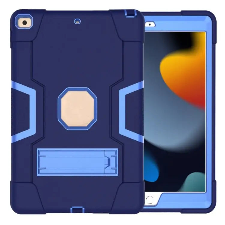 Contrast Color Silicone + PC Combination Case with Holder For Galaxy Tab A 10.1 (2019) T510 For Galaxy Tab S5e T720