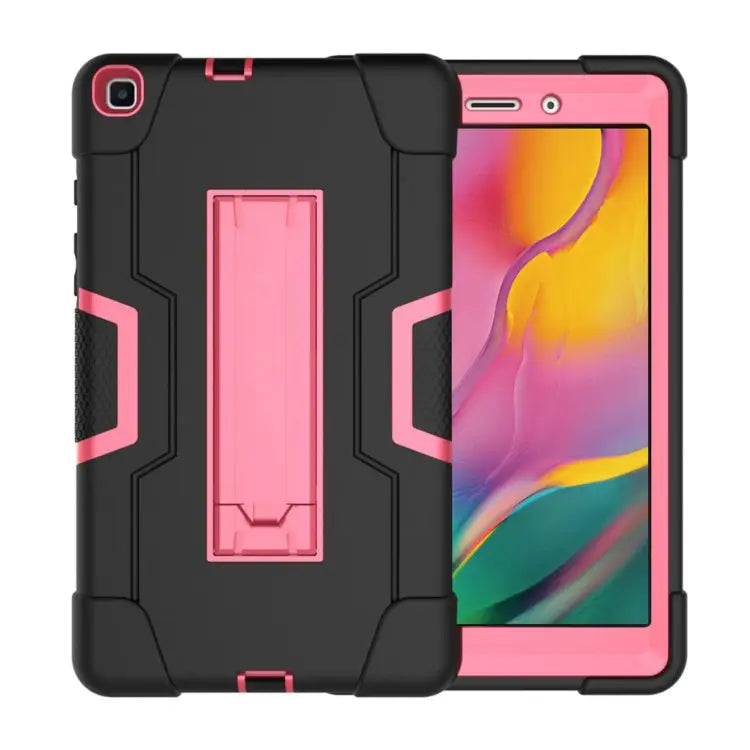 Contrast Color Silicone + PC Combination Case with Holder For Galaxy Tab A 8.0 & S Pen (2019) P200 For Galaxy Tab A 8.0