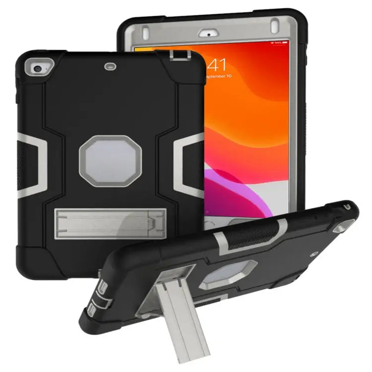 Contrast Color Silicone + PC Combination Case with Holder For Galaxy Tab A 10.5 T590 For Galaxy Tab S4 10.5 T830